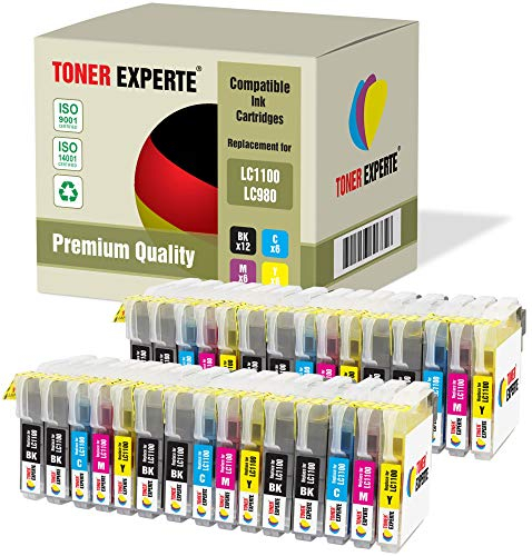 TONER EXPERTE 30 XL LC1100 LC980 Druckerpatronen kompatibel für DCP-145C 165C 195C 197C 375CW 385C 395CN 585CW 6690CW MFC-250C 290C 490CW 5490CN 5890CN 5895CW 6490CW 790CW 990CW J615W