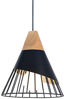 Retro Metal colgante negro jaula E27 lámpara colgante industrial vintage colgante luz vintage de metal iluminación de techo araña retro lámpara de techo, metal retro antiguo, suspensión luminaria