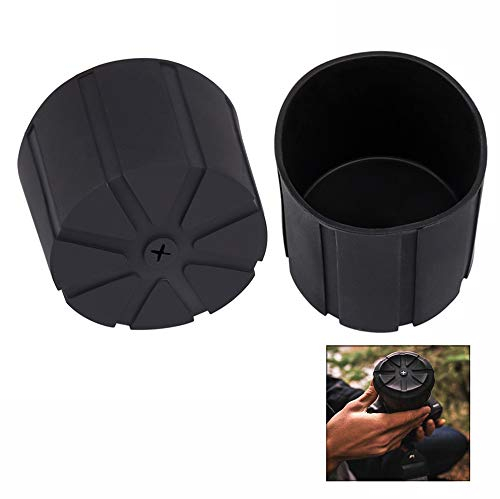 iwobi Copriobiettivo in Silicone,Copriobiettivo Universale per Fotocamera Tappo Coprilente Impermeabile,Antipolvere, Nero