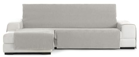 Practica sofa überwurf chaise longue 240cm links frontalsicht Rabat farbe 56- Hellgrau