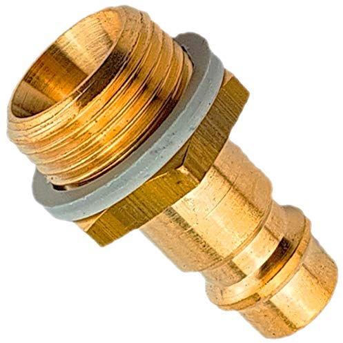 Qualitäts Druckluft Kupplung Stecker Verteiler Wanddose | Wunschausführung auswählen >>> Stecker mit 1/2 Zoll Außengewinde