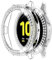 Miimall Compatibile con Samsung Galaxy Watch Active 2 44 mm, copertura in PC con diamanti di cristallo Bling copertura completa antiurto custodia paraurti per Galaxy Watch Active 2 44 mm - trasparente