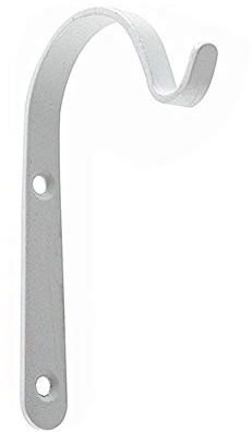 WPCASE Blumenampel Halterung Halterung Blumenampel Zaun Post Klammern Für Hängen Körbe Wand Hängen Klammern Für Korb Klammern Hängen Körbe White,1pc