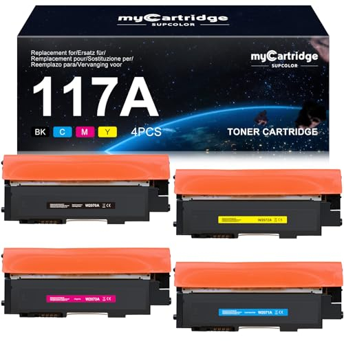 myCartridge SUPCOLOR Kompatibel für HP 117A Toner für HP Color Laser MFP 179fwg 178nwg 179fnw