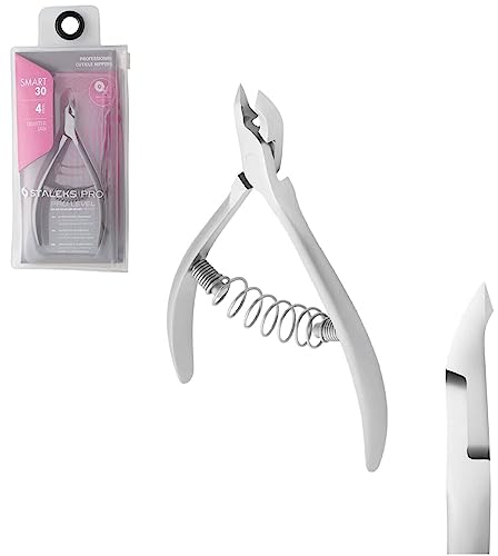 STALEKS Pro Pince à cuticules avec ressort (longueur de lame - 4 mm) Smart 30, NS-30-4