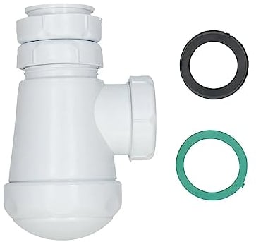 Fontastock FSKFSI001 Siphon, kurz, ausziehbar, 1-1/2 Zoll, 32/40