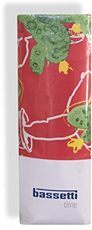 Bassetti Tovaglia Antimacchia Semprepulita Impermeabile Rettangolare 6 8 12 Posti 100% Puro Cotone (Cactus R1, 6 POSTI cm 140 x 180)