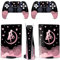 BelugaDesign Mond Skin PS5 | Anime Magical Girl Wolkensterne | Niedliches Kawaii-Vinyl-Cover – kompatibel mit Sony Playstation 5 (PS5 Disc, rosa Black)