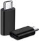 iJiZuo USBC Type Female to Micro USB Male Adapter 2Pack, Micro USB to USB C Data Transfer Adapter Compatible with Galaxy S7/S7 Edge, Nexus 5/6 and Micro USB Devices-Black