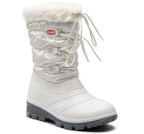 OLANG SCARPE DOPOSCI STIVALI STIVALE DONNA PATTY ICE BIANCO ORIGINALE AI 2023 Taglia 41/42 Colore Bianco