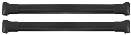 OMAC Dachträger Gepäckträger kompatibel mit Hyundai i30 2007-2012 Relingträger Aluminium Schwarz