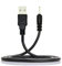 CY Cable USB 2.0 tipo A macho a 2,0 x 0,7 mm DC 5 V enchufe de alimentación barril conector recto cable de carga 1,5 m