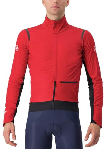 CASTELLI 4523505-642 ALPHA DOPPIO ROS JKT Jacket Unisex POMPEIAN RED/BLACK Größe XXL