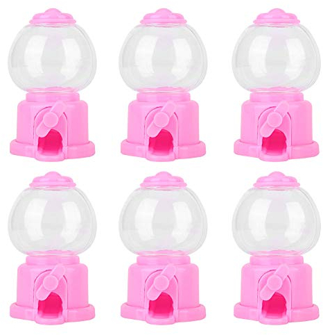 Glomora Süßigkeitenmaschinen-Set, Mini-Snackspender Im 6er-Pack, Süße Aufbewahrungslösung Für Süßigkeiten Und Nüsse