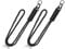 KAPSING 2 Stück Paracord Schlüsselanhänger Schlüsselband, Wristlet Umhängeband, Schlüsselband, lanyard schlüsselband für Schlüssel, ID Badge Card Holder(schwarz)