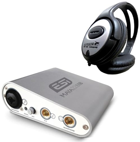ESI MAYA 22 USB Audio-Interface + keepdrum Kopfhörer