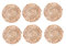 NUOBESTY 10St Kinder bastelset basteln für Kinder bastel Material geflochtene Strohhüte Weihnachtsfeier Weinflaschendekoration Schreibtisch Modell Kleine Puppe Zubehör Partyhut Hölzern