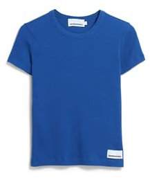 ARMEDANGELS Damen RIPP-T-Shirt aus Bio-Baumwoll Mix KARDAA Slim Fit
