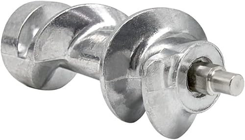 LaxTo Meat Grinder Screw 100mm Mincer Auger Spare Parts Fit, 5 1-Sided Knife for Philips HR2526 HR2709 HR2714 HR2723 HR2726 HR2728