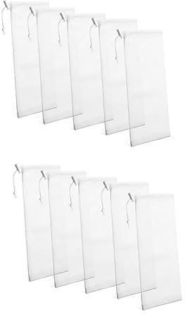 VANZACK 10 STK Netzbeutel für Vogelfutter Futterhäuschen für Wildvögel Futtersack für Vögel Futterbeutel Sackfutterspender für Vögel Lebensmittel hängende Tasche Futtermittel Zubringer