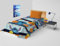 zer0bed Stitch, Disney Tagesdecke für Einzelbett, Nicht gepolstert, für Einzelbett, 170 x 270 cm, 100% Baumwolle, Disney