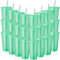 24 Pcs Reusable Cups with Lids and Straws 24 oz Glitter Iced Coffee Tumbler Plastic Travel Mug Cup for Smoothie Juices Birthday Sleepover Party Supplies (Light Green)