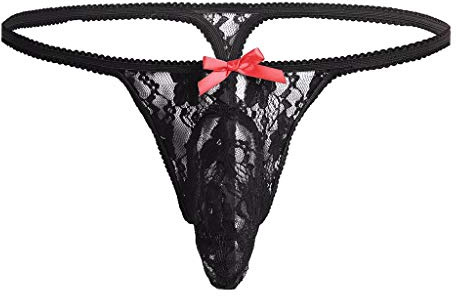 Générique String Sexy Homme Bretelle Transparent Slip Tanga Déguisement Leopard Body