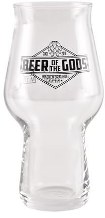 WACKEN BRAUEREI - 3x 100 ml Tasting Bierglas – Beer of The Gods – spülmaschinenfest – Craft Beer Gläser für IPA, Pale Ale – Kraft Bier Glas – Craftbier (100 ml, 3, stück)