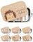 wunderwunsch® - Personalisierte Brotdose für Kinder - Robuste und Individuelle Edelstahl Brotdose mit Namen - Personalisierte Geschenke für Kinder (klein Edelstahl,Igel)