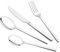 Doryh 48 Pieces Stainless Steel Flatware Set with Spoon, Fork, Knife, Service for 12 People