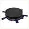 LITTLE BALANCE 8747 Cheese & Fun, Raclette Grill, 2 en 1, Jusqu'à 6 personnes, Sans PFAS, 800 W, Bleu nuit