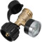 HYTROVE Tank Gauge Level Indicator for Gas Cylinders Real Pressure Monitoring Adapter for and Use Easy Connection and Safe