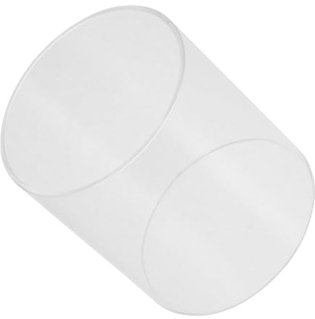 DECHOUS 2 Stück Glaszylinder Ohne Boden - 10 cm Durchmesser - Windlichtglas Für Teelichter Kerzenhalter in Eleganter Säulenform Ideal Für Hochzeiten Und Tischdekoration