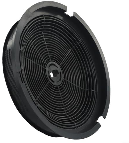 Filtro rotondo ai carboni attivi, per cappe aspiranti da 190 mm, filtro a carbone per cappa aspirante a ricircolo all-fit, accessorio per la cucina (1 confezione)