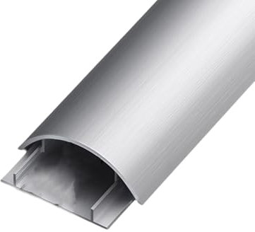 Cooalinar Cable Trunking,Wire Tidy Tube,Electrical Cable Tidy,Wire Trunking For Cables,Floor Cord Covers Self Adhesive,Self-Adhesive Cables Covers,Aluminum Alloy,For Retail,Gyms,Garages