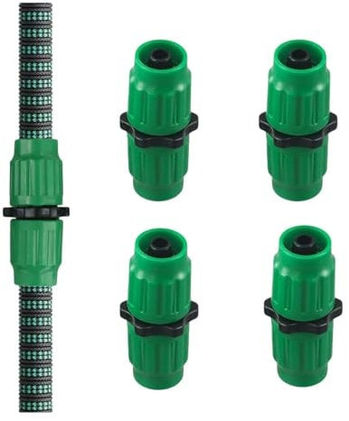 Expandable Garden Hose Repair Kit for 5/8 and 3/4 Hoses, Leak-Proof Connectors and Fittings, for Fixing Expanded Hoses, Durable Replacement Parts (4PCS)