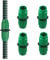 Expandable Garden Hose Repair Kit for 5/8 and 3/4 Hoses, Leak-Proof Connectors and Fittings, for Fixing Expanded Hoses, Durable Replacement Parts (4PCS)