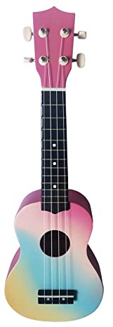 21 Zoll Sopran Ukulele für Anfänger – Leichter Korpus aus Linde mit Gigbag (Type 1)