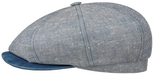 Stetson Hatteras Liraco Schirmmütze Vintage meliert einfarbig Made in Germany Herren Frühling Sommer