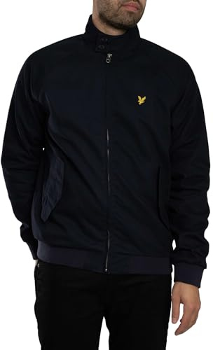 Lyle & Scott Harrington-Jacke aus Baumwolle, Dunkelblau