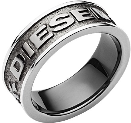 Diesel Ring Für Frauen Stahl, 8, 9, 10, 11.5 Gunmetal Edelstahl Ring, DX1108060