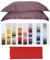 Fiorentini Kissenbezüge, 1 Paar, 52 x 82 cm, aus 100 % Baumwolle, handgefertigt, hochwertig, Rot 392