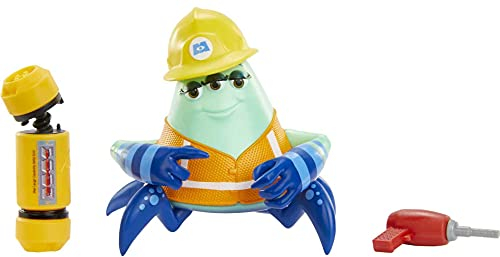 Disney Pixar GXK86 - Monster bei der Arbeit Cutter Actionfigur, Spielfigur aus Disney Plus zum Sammeln mit Zubehör, ca. 12 cm groß, Spielzeug ab 3 Jahren