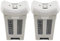Lot de 2 batteries au lithium 3,7 V 1000 mAh pour drone SGFS S20W T25 à quatre axes - Pièces de rechange - Télécommande - Blanc