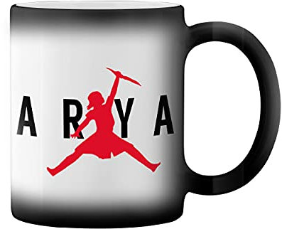 Arya Stark with Knife Black Magic Coffee Mug