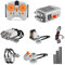 MISINI 16 Pieces Power Functions Motor Set, Science and Technology Power Motor Kit, Including 2M Motors,Remote Control Battery Box/commutateur/récepteur/Rallonge électrique