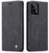 QLTYPRI Hülle für Samsung Galaxy A32 5G, Vintage Dünne Handyhülle mit Kartenfach Geld Slot Ständer PU Ledertasche TPU Bumper Wallet Case Flip Schutzhülle Kompatibel mit Samsung Galaxy A32 - Schwarz