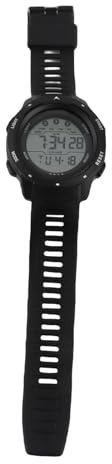 Alomejor Digitale Sportuhr für Herren, wasserdichte Uhr, Dualzeit, PU-Kunststoffarmband, für Outdoor-Männer, Studenten