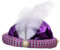 Baoblaze Indische Sultan-Turban-Hüte, Prinzenhut, arabische Kopfbedeckung, Kopfbedeckung, Sultan-Hut, Kopfwickel für Kostüm, Karneval, Performance-Requisiten, lila