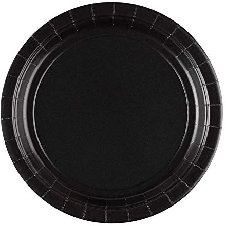Amscan International 8 Platos Negros